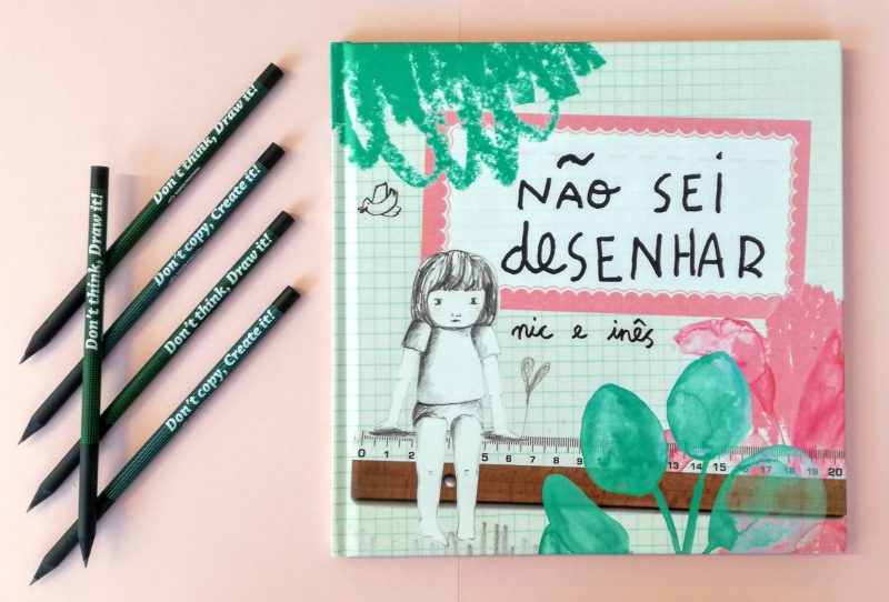 Um livro de Nic e Inês para todos que alguma vez disseram "Não sei desenhar", com ideias para desbloquear os preconceitos de que a arte e o desenho são um dom só para alguns.