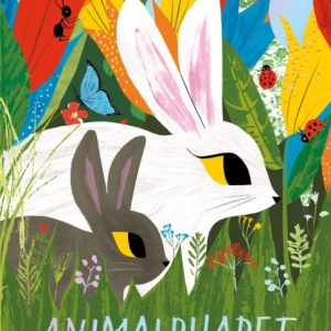 O livro “Animalphabet” convida os leitores a entrar numa brincadeira de descoberta de animais extravagantes através das letras do alfabeto.