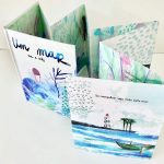 Os autores de "Um mar" convidam ao mergulho neste livro poético e nas suas belas ilustrações, através dos sentidos do leitor.