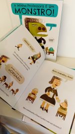 "A minha professora é um monstro" é um livro ilustrado que conta a hisória de Fred e ele acha que tem a pior professora do mundo.