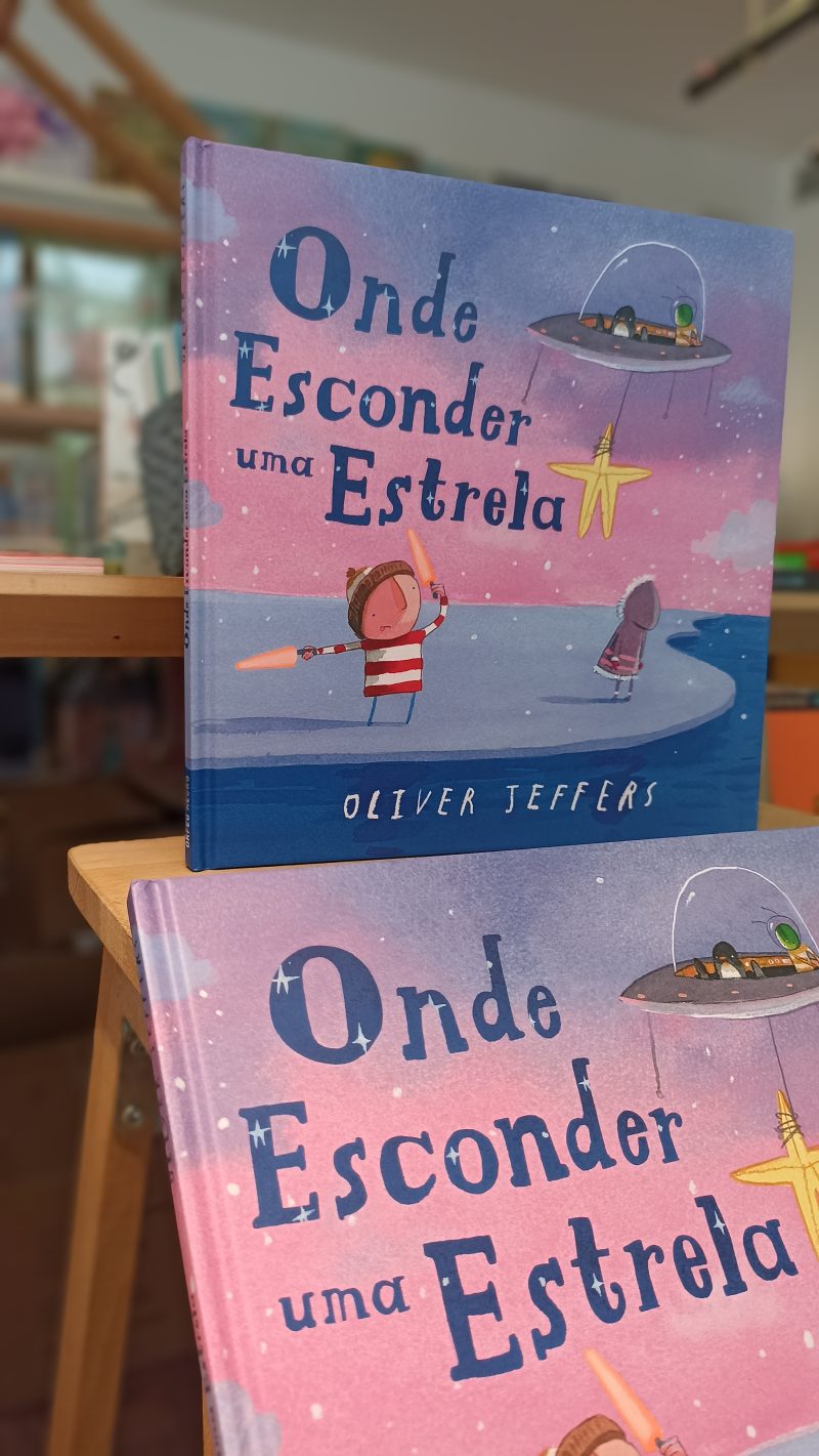 O álbum ilustrado "Onde esconder uma estrela" é mais uma nova aventura lietrária do autoor Oliver Jeffers.