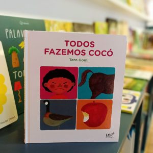 "Todos fazemos cocó" é um livro que explica de forma resumida que todos nós fazemos necessidades, sejam animais ou humanos.