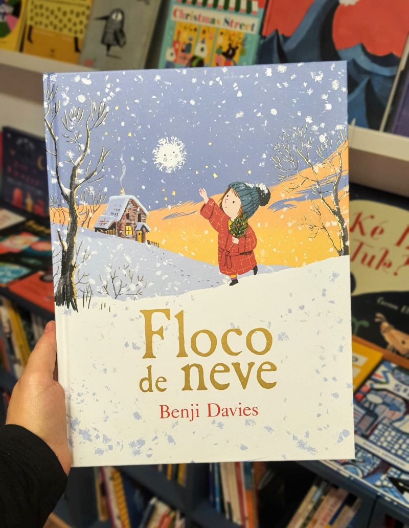 É a véspera de Natal e no céu aparece um pequeno floco de neve. Saltita e rodopia, mas onde irá pousar?