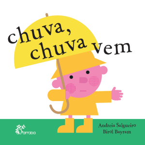 O livro cartonado “Chuva, chuva vem” foi feito para ensinar os mais pequenos de como aproveitar a chuva pode ser divertido! Podemos ouvir o som da chuva e ainda ver os sapos na chuva. Um livro com lengalengas e abas para ler e cantar.
