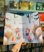 Os protagonistas do livro "Onsen - Qué hacen los monos?" são macacos que vivem no topo de uma montanha nevada e procuram calor nas suas fontes termais.